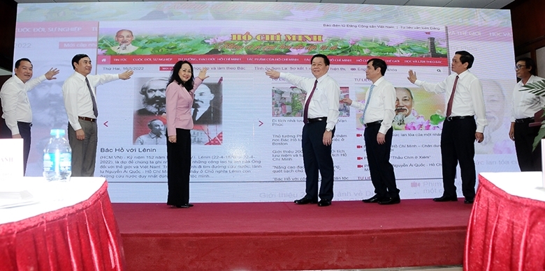 Ho Chi Minh website new interface debuts